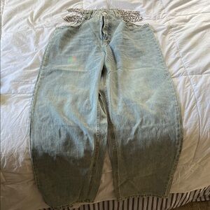 Stylish Light Blue Women's Jeans